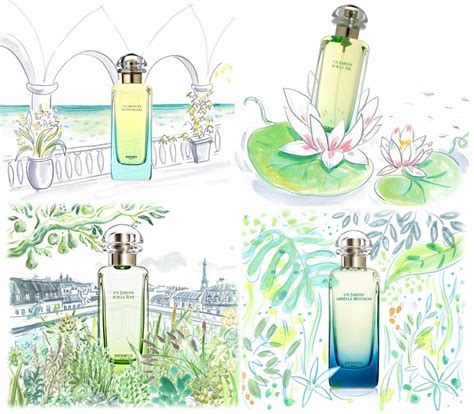 hermes perfume jardin collection.